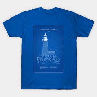 Halfway Rock Lighthouse - Maine - AD T-Shirt